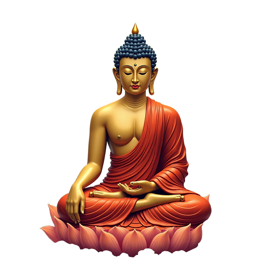 Meditating Buddha on Lotus